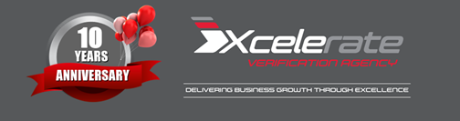 Xcelerate Verification Agency logo