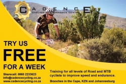 Cadence Cycling Free Trial week for friends & family