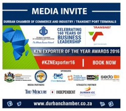 Durban Chamber - 2016 KZN Exporter of Year