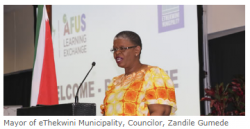 eThekwini Lauded For Hosting Sterling 2017 AFUS Conference