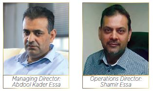 Frimax Foods : Managing Director Abdool Kader(Baboo)Essa and Operations Director Shamir Essa