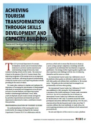 Achieving Tourism Transformation Through Skills Development And Capacity Building - Pivot