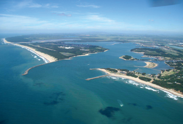 Aerial view of Richards Bay