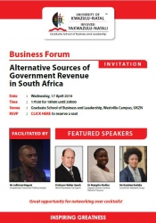 Graduate School of Business and Leadership - Alternative Sources of Government Revenue in South Africa      