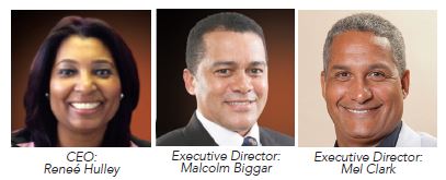 Black Balance CEO: ReneÃ© Hulley, Executive Director: Malcolm Biggar, Executive Director: Mel Clark
