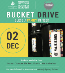 Durban Chamber - Bucket Drive: Bless a family in need