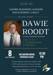 iLembe Chamber - Business Leaders Engagement Luncheon:Dawie Roodt