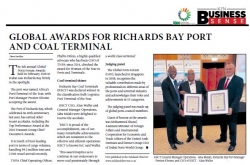 Dave Savides - Global Awards For Richards Bay Port And Coal Terminal