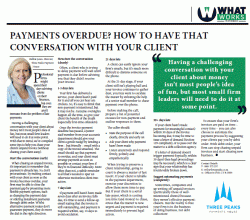 Debbie Jones - Payments Overdue? How To Have That Conversation With Your Client