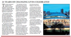 Durban ICC - 21 Years Of Changing Lives Celebrated