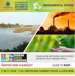 Durban Chamber - Environmental Affairs Business Forum: 17 August
