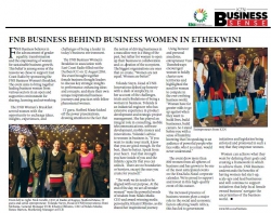 FNB Business behind Business Women in eThekwini