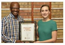 Corobrik - University of Free State winner Nilene van Niekerk used Freedom of Expression Forum on Constitutional Hill, Johannesburg for her winning architectural thesis at the 29th Corobrik architectural student of the year regional awards