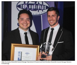 KZN Top Business Awards:Mike Dos Santos (Futurelife General Manager Operations & Finance) and David Sweidan (Futurelife General Manager Business & Marketing)