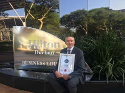 Hilton Durban General Manager - Markus Fritz wins Best General Managers Award (Hospitality)