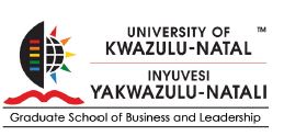 UKZN Graduate School of Business & Leadership logo