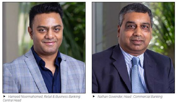 Hameed Noormahomed, Retail & Business Banking: Central Head and Nathan Govender, Head : Commercial Banking