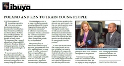 African Renaissance - Poland and KZN to train young people: Her Excellency Ms Anna Raduchowska-Brochwicz and Premier Mchunu   
