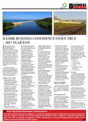 Ilembe Business Confidence Index (IBCI) - 2017 Year-End