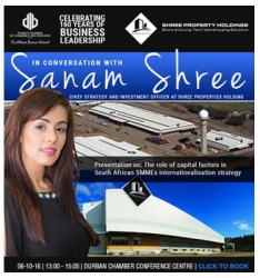 Durban Chamber - In Conversation with Sanam Shree - 06 October