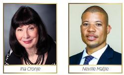 Chairperson of TIKZN Board: Ina Cronje and Chief Executive Officer : Mr Neville Matjie  
