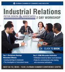 durban Chamber - Industrial Relations Workshop 06-07 April