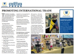 JCCI Promoting International Trade