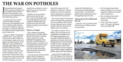 Johannesburg Roads Agency - The War On Potholes