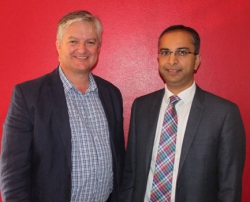 iLembe Chamber-Newly elected Chairperson of the KBCC Dominic Collett and Akash Singh