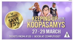 Suncoast Casino - What's On at Suncoast:Keeping up with the Koopasamys