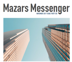 Mazars Durban : Mazars Messenger November 2017 -   SMEâ€™s beware: POPI is finally becoming a reality
