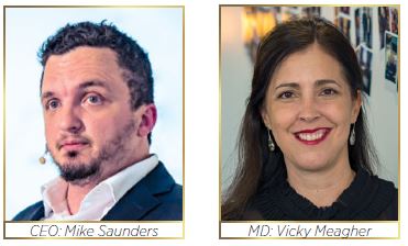 Digitlab CEO:Mike Saunders and MD:Vicky Meagher