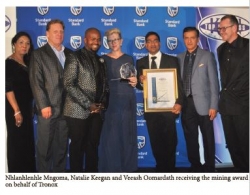 KZN Top Business Awards 2017 : Mining : Winner - Tronox