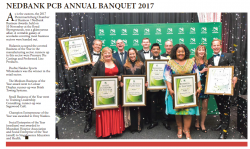 Nedbank PCB Annual Banquet 2017