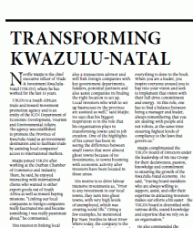 Neville Matjie - Transforming KwaZulu-Natal