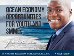 Durban Chamber - Youth in Business Forum:Â Ocean Economy and opportunities for youth and SMMEs - 29 August 2018