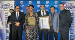 KZN Top Business Awards 2017 Partnership Award was won by Southern African Shipyards and Transnet National Ports Authority (TNPA)