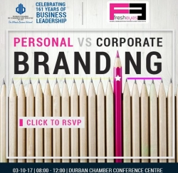 Durban Chamber - Personal vs Corporate Branding - 03 October