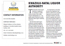 Public Entities : KwaZulu-Natal Liquor Authority - Pivot
