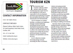 Public Entities : Tourism KZN - Pivot