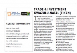 Public Entities : Trade & Investment KwaZulu-Natal (TIKZN) - Pivot