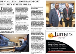 KZN Business Sense - New Multimillion Rand Port Security System for SA:Transnet National Ports Authority
