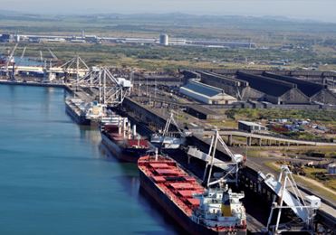 Economic Overview of KZN:Richards Bay Port photo courtesy of Richards Bay Industrial Development Zone (RBIDZ)