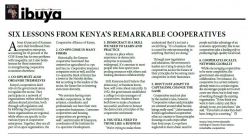 African Renaissance - Six Lessons from Kenyaâ€™s Remarkable Cooperatives