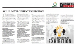 Durban Chamber - Skills Development Exhibition