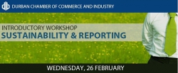 Durban Chamber of Commerce - Introductory Workshop on Sustainability & Reporting     