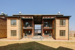 Corobrik - The Devland Social Housing Development used durable clay face bricks manufactured by Corobrik