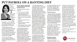 Tanya Tosen - Put Payroll On A Banting Diet