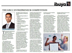 African Renaissance - The KBCC Entrepreneur competition:Akash Singh, President of the KBCC      