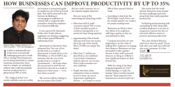 Theasen Pillay - How Business Can Improve Productivity By Up To 35%
